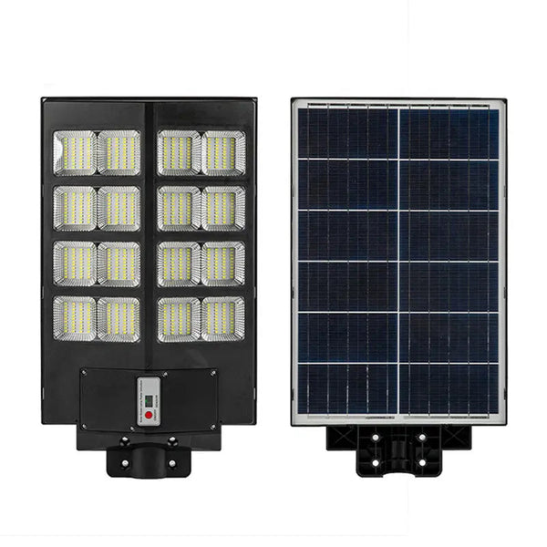 Lampa solara stradala IP 65, 600W/800W/1000W, Telecomanda, suport metalic Trendysale.ro