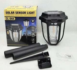 1+1 CADOU LAMPA SOLARA 2 IN 1 STIL RETRO CU TARUS Trendysale.ro