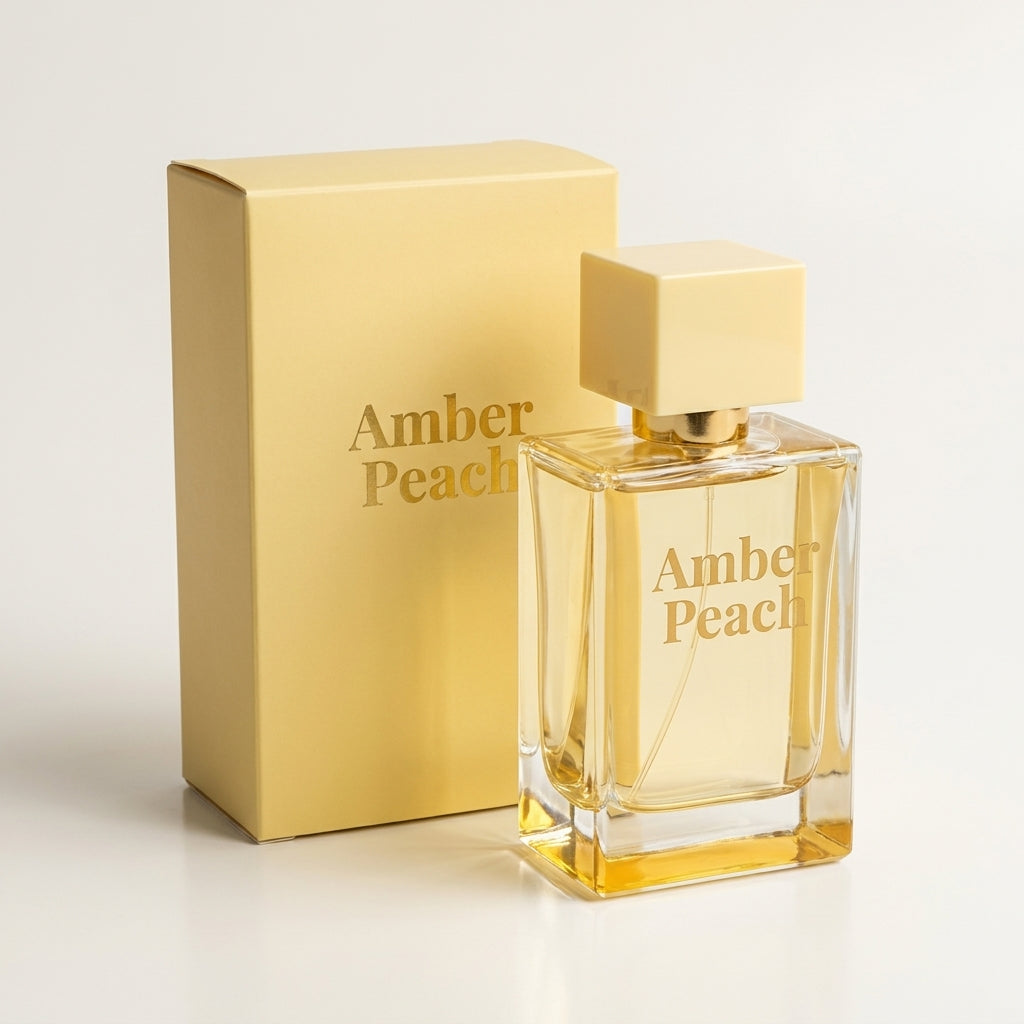 Parfum Unisex Amber Peach, Apă de Toaletă 100 ml cu Note de Piersică și Ambră
