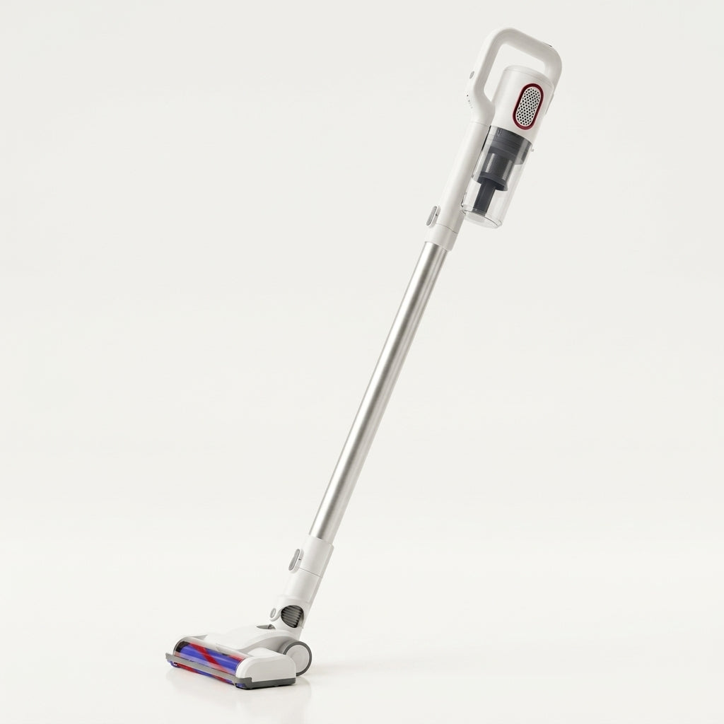 Aspirator Vertical fără Fir 2 în 1, 120W, Acumulator 2000 mAh, până la 40 de Minute, Alb