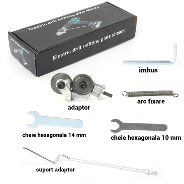 Adaptor de Tăiat Tablă pentru Bormașină Trendysale.ro