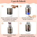 Aparat 2-in-1 pentru curățat și uscat pensulele de machiaj Trendysale.ro