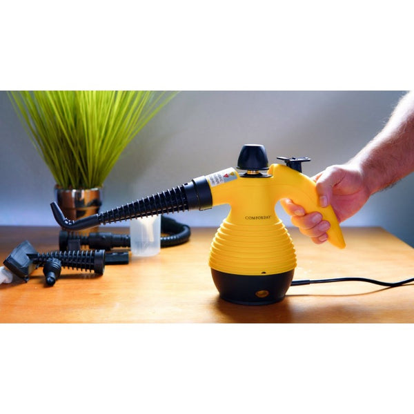 Aparat de Curatat cu Aburi si Presiune, 8 in 1, 1000W, 3.5bar, 450kpa, Steam Cleaner Puternic si Eficient Trendysale.ro