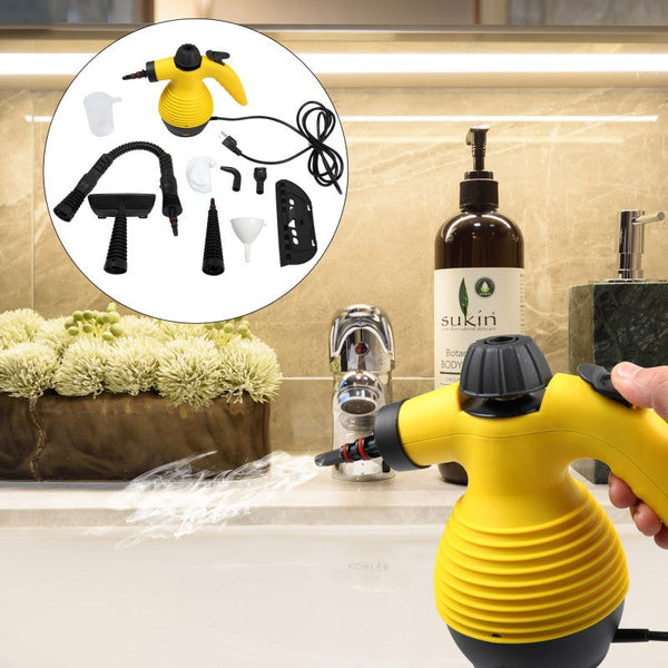 Aparat de Curatat cu Aburi si Presiune, 8 in 1, 1000W, 3.5bar, 450kpa, Steam Cleaner Puternic si Eficient Trendysale.ro