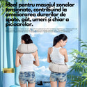 Aparat profesional pentru relaxare spate si gat, shiatsu cervical si lombar cu infrarosu si incalzire Trendysale.ro