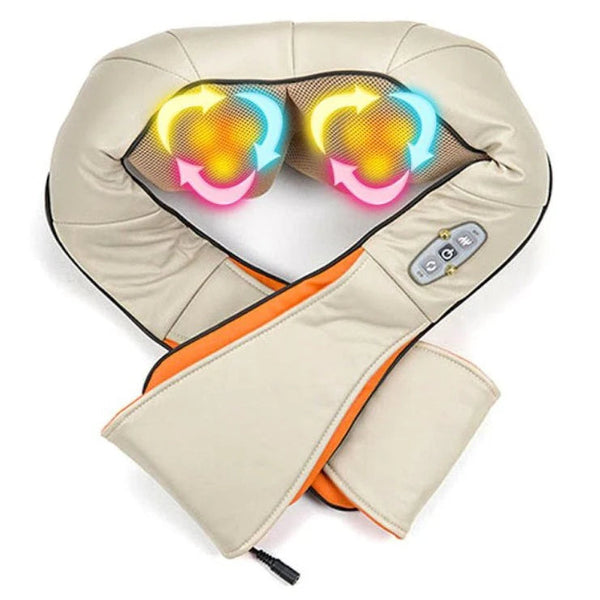 Aparat profesional pentru relaxare spate si gat, shiatsu cervical si lombar cu infrarosu si incalzire Trendysale.ro