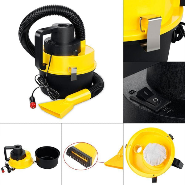 Aspirator Auto Portabil 120W, 3L, 12V, Umed/Uscat, Accesorii Incluse Trendysale.ro