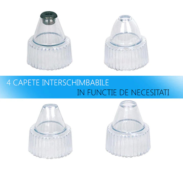 Aspirator Facial Vacuum pentru Curatare Puncte Negre, Acnee si Pori Trendysale.ro