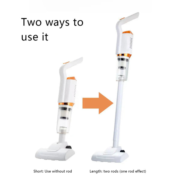 Aspirator de mana, vertical, 2 in 1, portabil, reincarcabil, 120 W Trendysale.ro