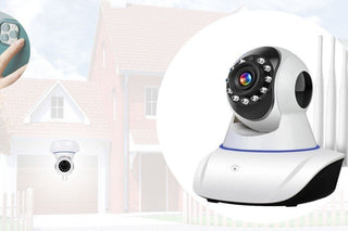 Baby Monitor Wireless Full HD 1080p cu Audio si Video, Camera Alba Trendysale.ro