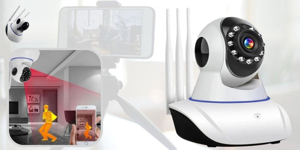 Baby Monitor Wireless Full HD 1080p cu Audio si Video, Camera Alba Trendysale.ro