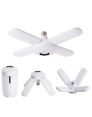 Bec cu 4 brate cu lumina multicolora, cu functie muzicala prin bluetooth, telecomanda inclusa Trendysale.ro