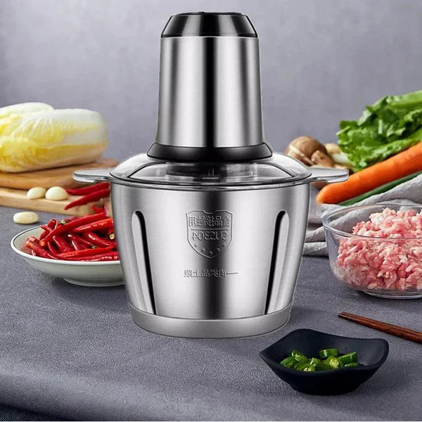 Blender, tocator electric universal, bol 2L Inox, 4 lame otel Trendysale.ro