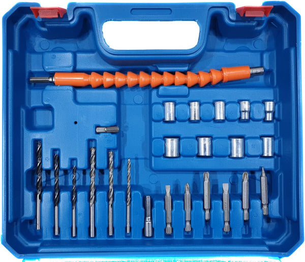 Bormasina cu 2 acumulatori 12V 24 piese Trendysale.ro