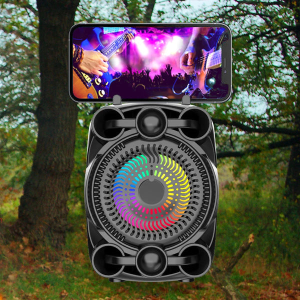 Boxă Bluetooth cu Sunet Stereo și Lumini RGB Trendysale.ro