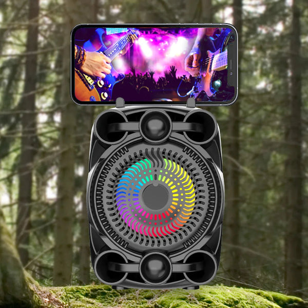 Boxă Bluetooth cu Sunet Stereo și Lumini RGB Trendysale.ro