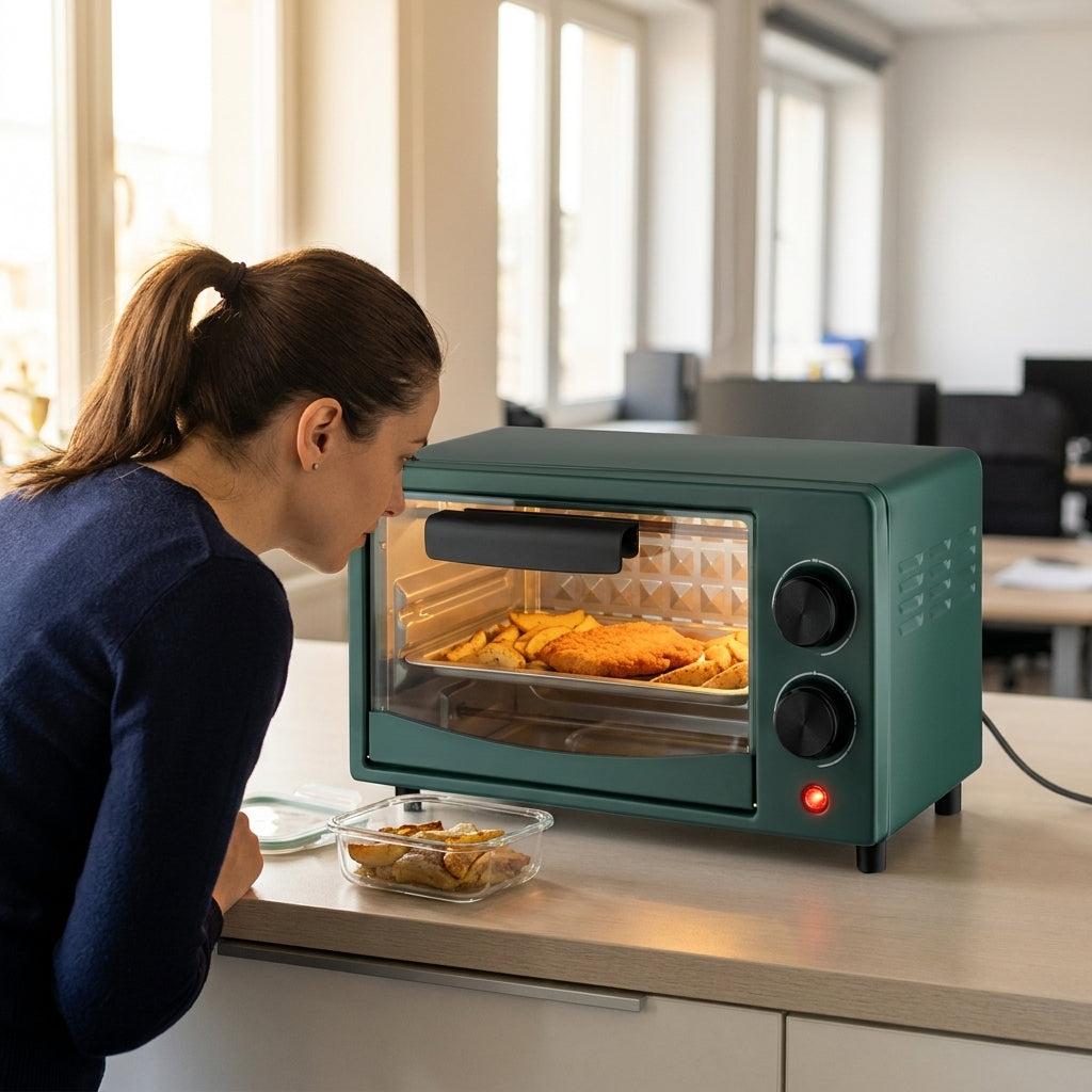 Cuptor Electric Compact 12 L, 800 W, Rezistențe Sus și Jos, până la 230°C, Timer de 60 de Minute