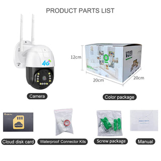 Camera 4G/LAN de Securitate Dasgut - Smart V380 Pro: Panoramica 355°, 3.0MP, Alimentare 220V Trendysale.ro