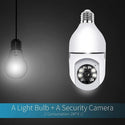 Camera IP HD Smart-Bulb cu Senzor PIR 90° si Rotatie 355° Trendysale.ro