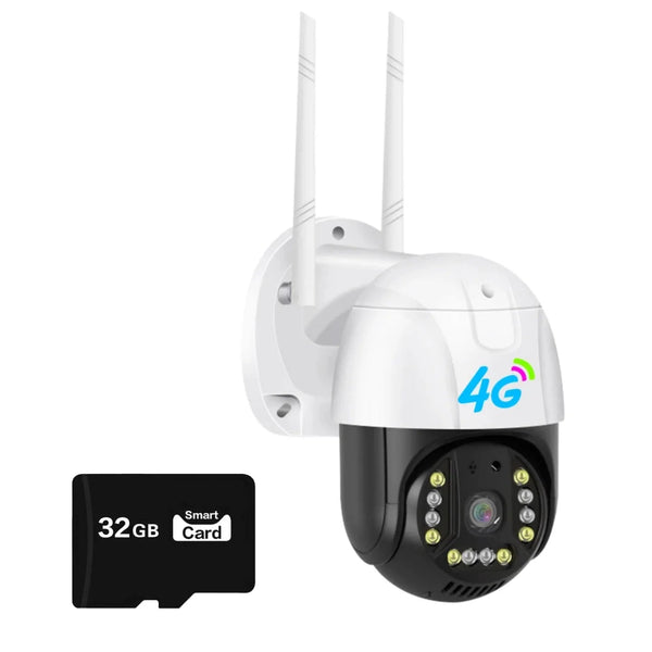 Camera Smart 4G Dasgut V380 Pro, Full HD1080p, Detectie Umana, Rezolutie 3.0MP, LED-uri IR, Viziune Nocturna, Rezistenta IP 66 Trendysale.ro