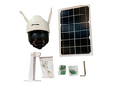 Camera Supraveghere cu Panou Solar, JT-8181XM, Alb, Wi-Fi, IP66 Trendysale.ro