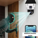 Camera Video Supraveghere 4K, Wifi, 4G, 2 Lentile, Panou Solar, 360° Trendysale.ro
