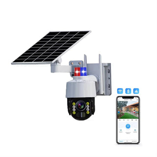 Camera de Supraveghere Solara 4G V380 PRO, Monitorizare 360°, Control prin Telefon, Impermeabila, Sirena, Audio Bidirectional, Alarma Trendysale.ro