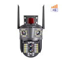 Camera de Supraveghere Tripla WIFI, 12MP, Exterior/Interior, Ultra HD, 5X zoom, Rotire, Leduri, Lumina, Comunicare Bidirectionala, Alarma, Senzor Miscare Trendysale.ro