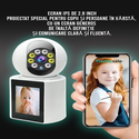 Camera de Supraveghere WiFi 360°, HD 1080p, Audio-Video, Senzor Miscare, Vedere Noaptea Trendysale.ro