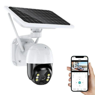 Camera de supraveghere exterior 4G 1080HD, IP60, solara, vedere nocturna Trendysale.ro