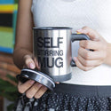 Cana cu amestecare automata Self-Stirring Mug Trendysale.ro