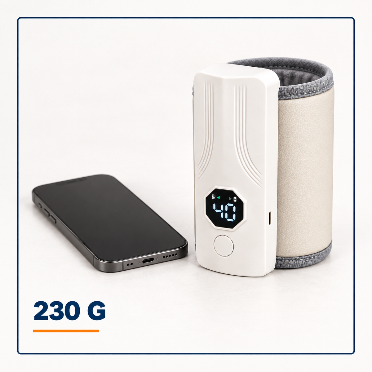 Încălzitor Portabil Biberon cu Acumulator 2x2000mAh, 6 Trepte 37-55°C, Ecran Digital + Cablu USB