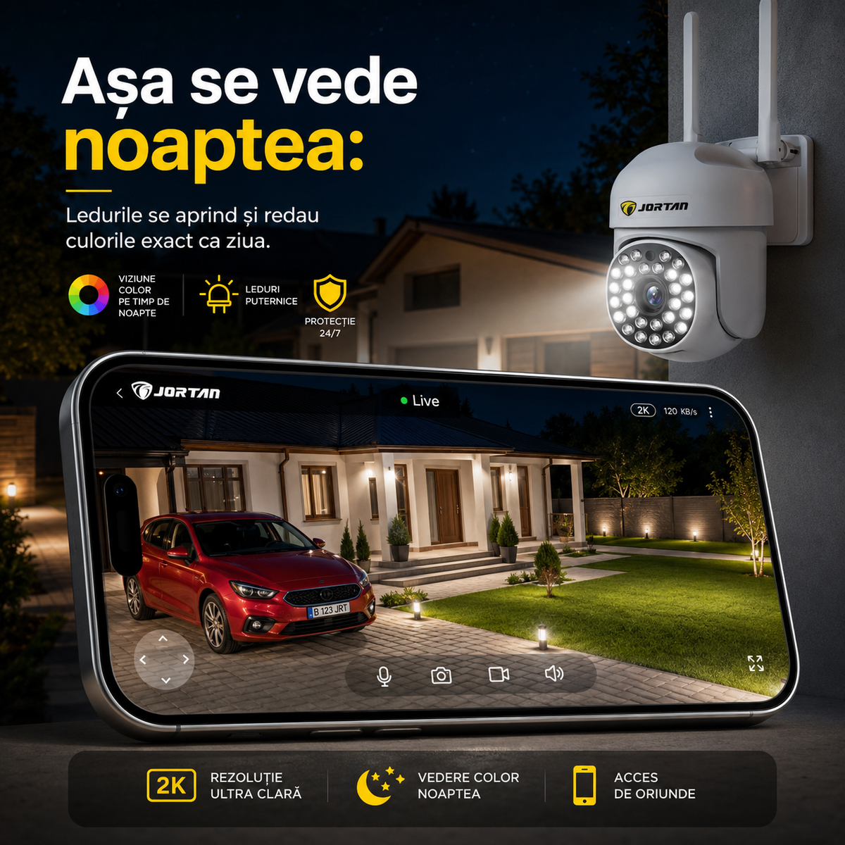 Set 8 camere WiFi JORTAN JT-8161