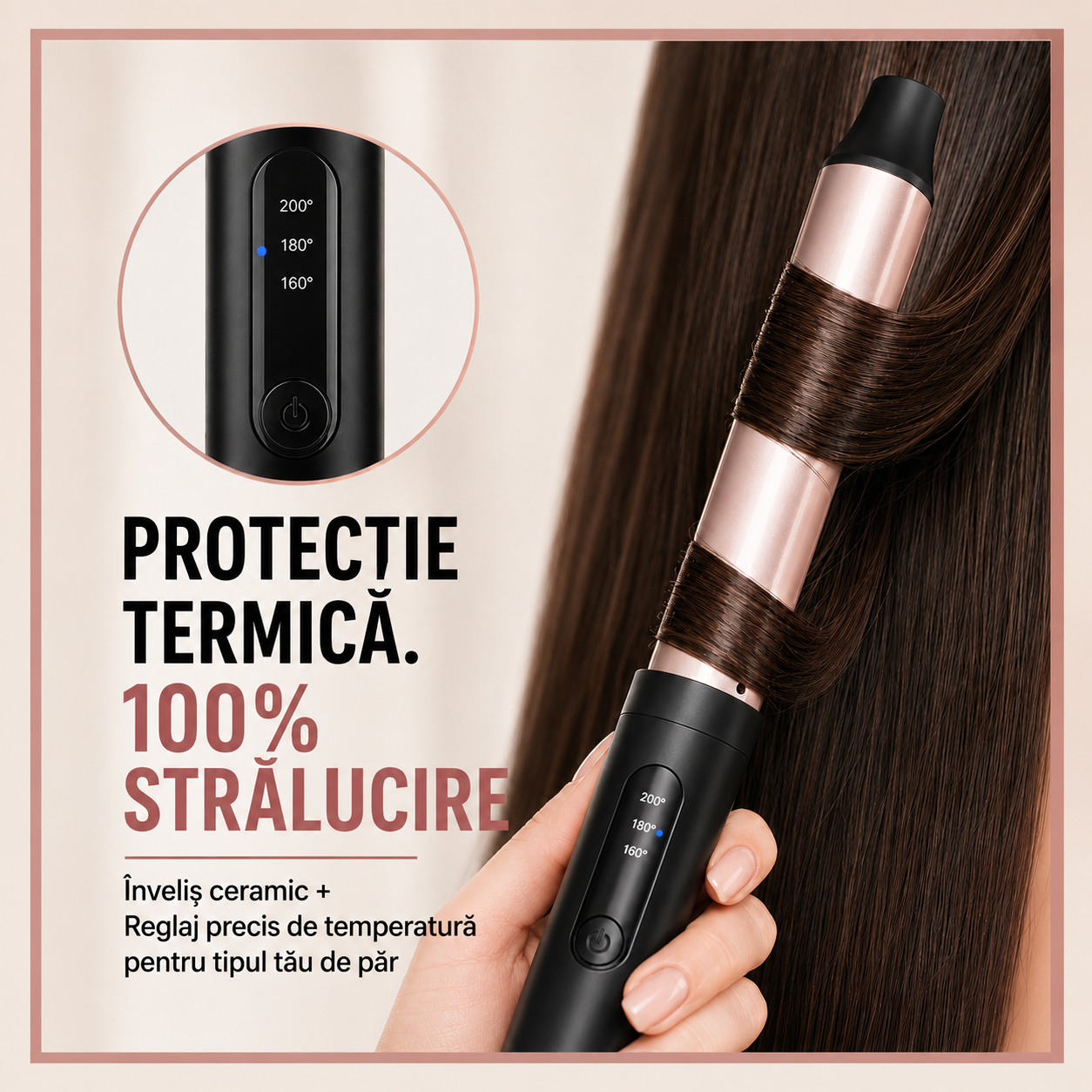 Ondulator Profesional cu 6 Capete