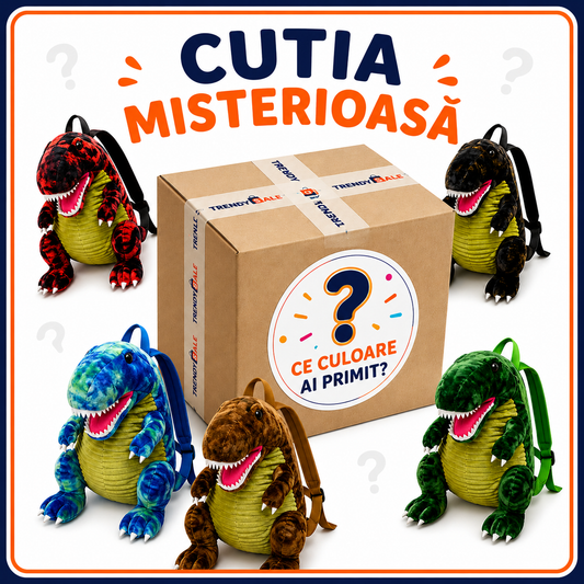 Rucsac Dinozaur Pluș 3D – Ediție Surpriză