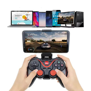 Controller wireless multifuncțional T3, compatibil cu telefon și PC, USB 2.4G și Bluetooth Trendysale.ro