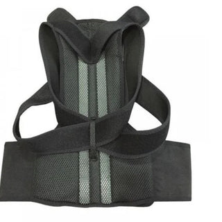 Corector Postural Unisex pentru Coloana, Corset cu Bretele Ajustabile, Negru Trendysale.ro
