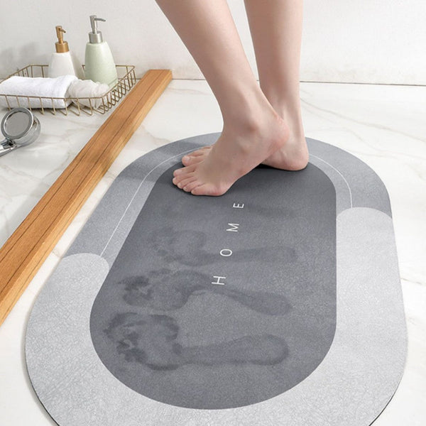 Covoras silicon super absorbant pentru baie, cu uscare rapida Trendysale.ro