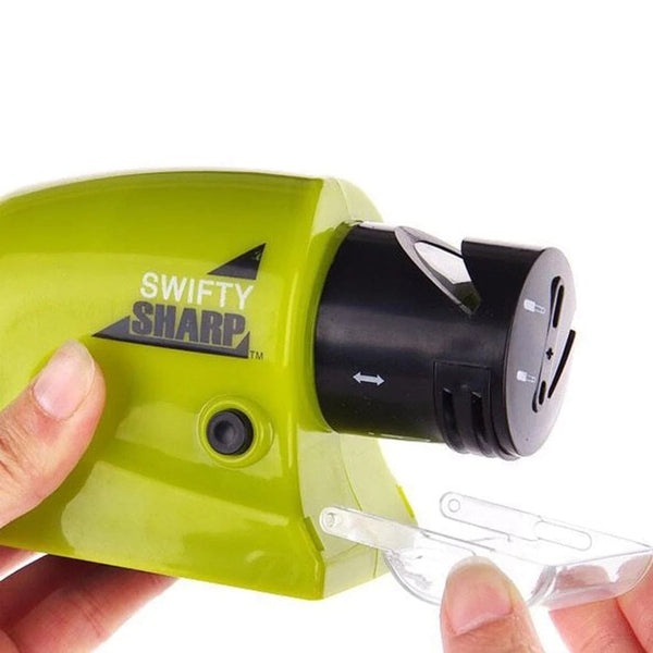 Dispozitiv de ascutit cutite, foarfeca, surubelnita, electric, Swifty Sharp Trendysale.ro
