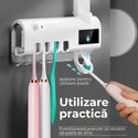 Dozator pentru pasta de dinti si sterilizator UV pentru periute Trendysale.ro