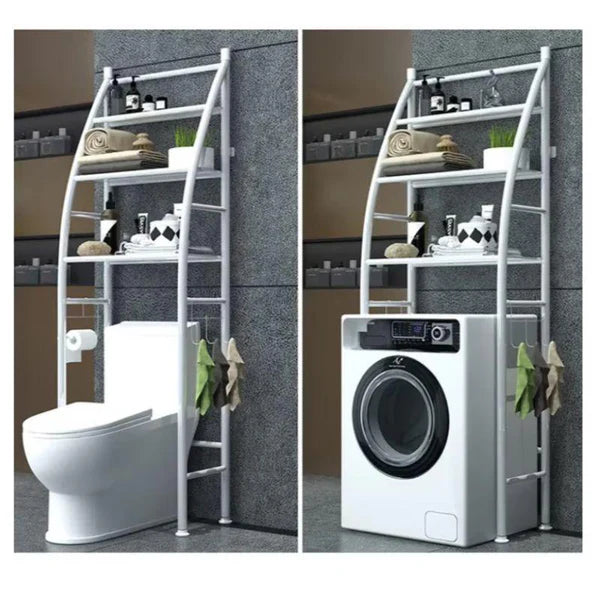 Etajera cu 3 rafturi de depozitare pentru Baie, toaleta sau masina de spalat Trendysale.ro