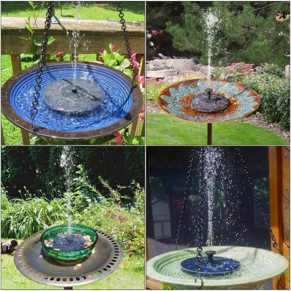 Fantana arteziana solara pentru gradina, IPX8, 160x160 mm Trendysale.ro