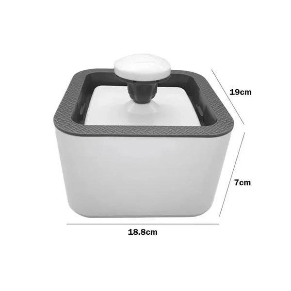 Fantana electrica cu dozator de apa pentru pisici si caini Trendysale.ro