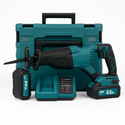 Fierastrau sabie cu acumulatori 36V 8Ah, 3 panze, design albastru Trendysale.ro