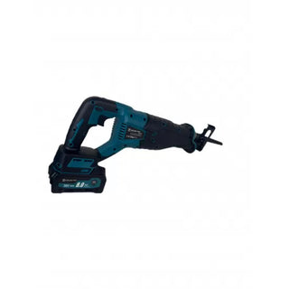 Fierastrau sabie cu acumulatori 36V 8Ah, 3 panze, design albastru Trendysale.ro