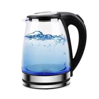 Fierbator Apa Electric 2L, Sticla, 2200W, Iluminare Albastra Trendysale.ro