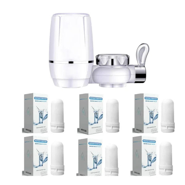 Filtru pentru robinet purificare apa cu 6 Rezerve Trendysale.ro