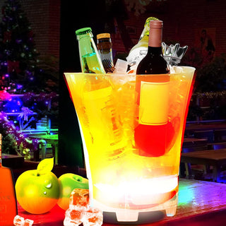 Frapiera gheata 5L cu iluminare LED si boxa wireless reincarcabila Trendysale.ro
