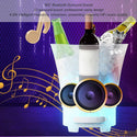 Frapiera gheata 5L cu iluminare LED si boxa wireless reincarcabila Trendysale.ro