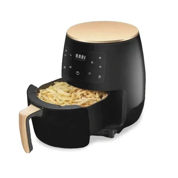 Friteuza cu Aer Cald 6L, 2400W, Prajire si Coacere fara Ulei Trendysale.ro
